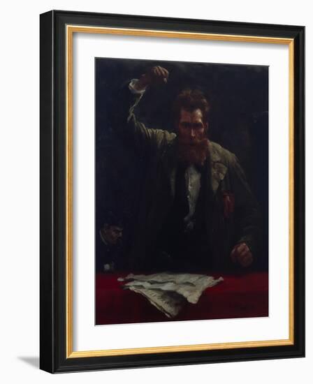 The Socialist, 1885-Robert Koehler-Framed Giclee Print