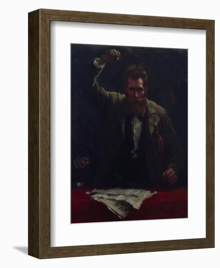 The Socialist, 1885-Robert Koehler-Framed Giclee Print