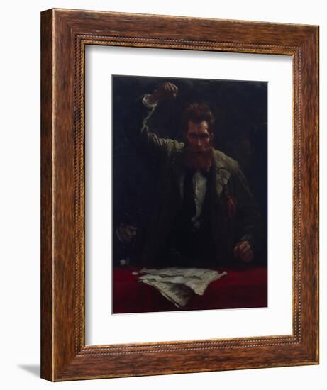 The Socialist, 1885-Robert Koehler-Framed Giclee Print