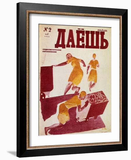 The Socialist Emulation, 1929-Dmitriy Stakhievich Moor-Framed Giclee Print
