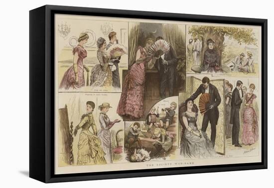 The Society War-Game-Arthur Hopkins-Framed Premier Image Canvas