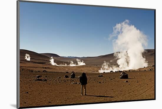 The Sol De Manana Geysers, a Geothermal Field at a Height of 5000 Metres, Bolivia, South America-James Morgan-Mounted Photographic Print