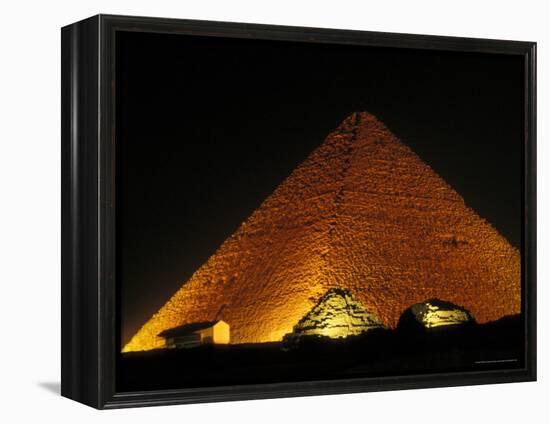 The Solar Barque Museum at the Pyramid of Cheops, Egypt-Claudia Adams-Framed Premier Image Canvas