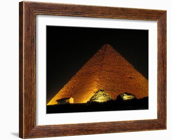 The Solar Barque Museum at the Pyramid of Cheops, Egypt-Claudia Adams-Framed Photographic Print