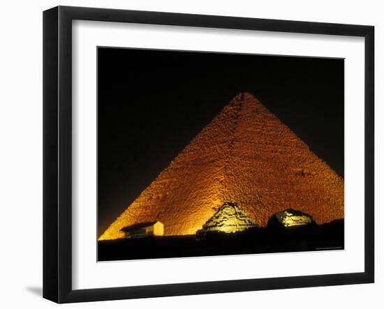 The Solar Barque Museum at the Pyramid of Cheops, Egypt-Claudia Adams-Framed Photographic Print