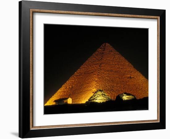 The Solar Barque Museum at the Pyramid of Cheops, Egypt-Claudia Adams-Framed Photographic Print