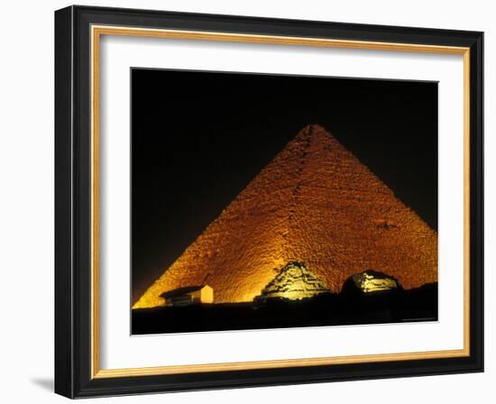 The Solar Barque Museum at the Pyramid of Cheops, Egypt-Claudia Adams-Framed Photographic Print