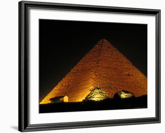 The Solar Barque Museum at the Pyramid of Cheops, Egypt-Claudia Adams-Framed Photographic Print