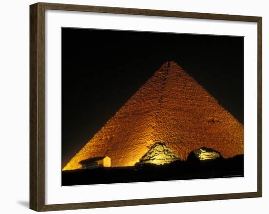 The Solar Barque Museum at the Pyramid of Cheops, Egypt-Claudia Adams-Framed Photographic Print