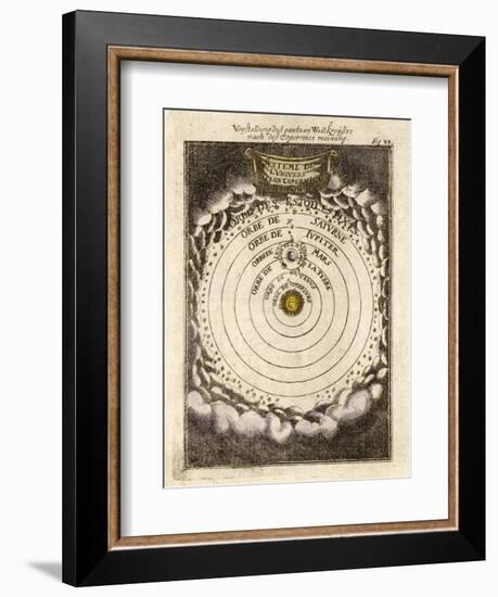 The Solar System According to Copernicus-null-Framed Photographic Print