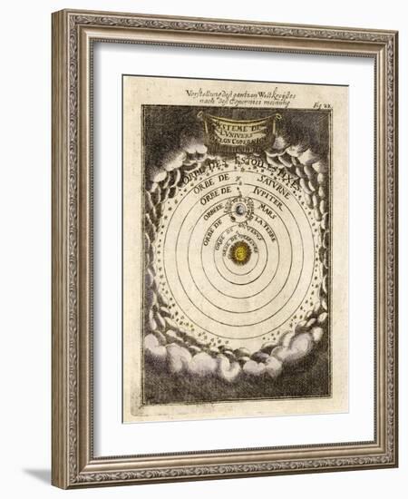 The Solar System According to Copernicus-null-Framed Photographic Print