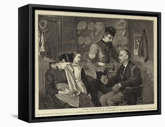 The Soldier's Parting-William Carpenter-Framed Premier Image Canvas