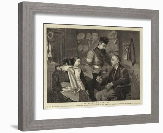 The Soldier's Parting-William Carpenter-Framed Giclee Print