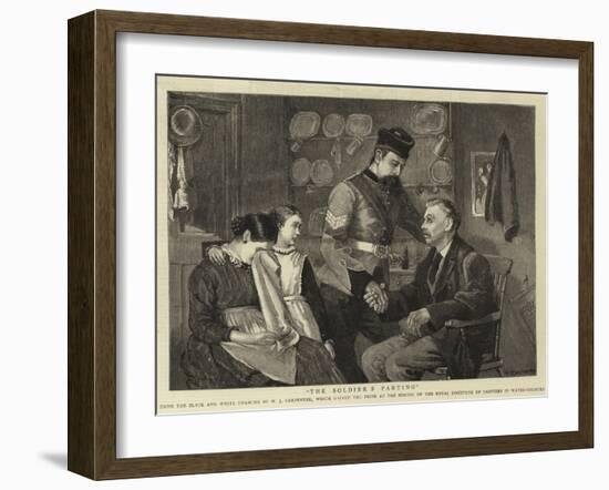 The Soldier's Parting-William Carpenter-Framed Giclee Print