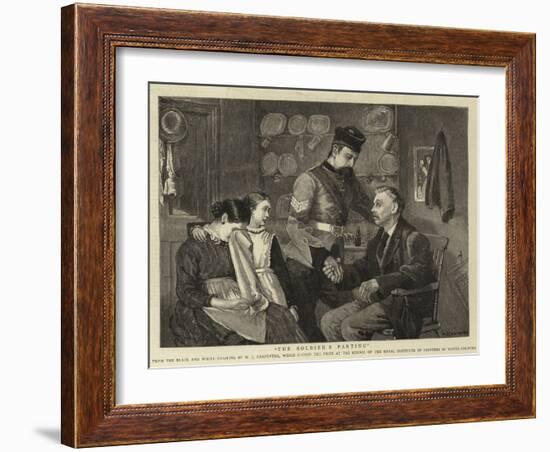 The Soldier's Parting-William Carpenter-Framed Giclee Print