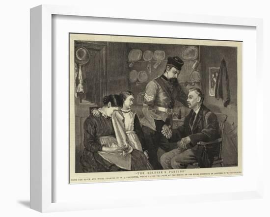 The Soldier's Parting-William Carpenter-Framed Giclee Print