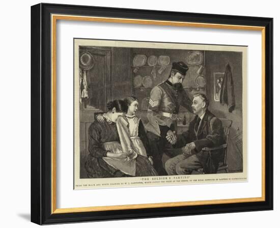 The Soldier's Parting-William Carpenter-Framed Giclee Print