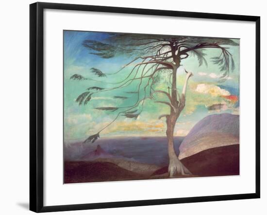 The Solitary Cedar, 1907-Tivadar Csontvary Kosztka-Framed Giclee Print