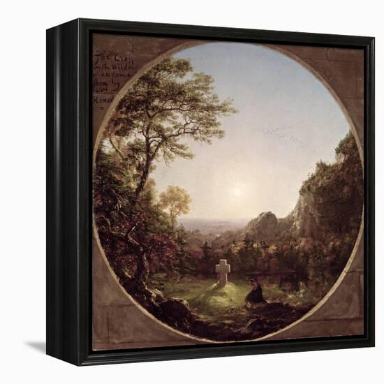 The Solitary Cross, 1845-Thomas Cole-Framed Premier Image Canvas