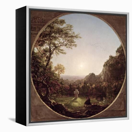 The Solitary Cross, 1845-Thomas Cole-Framed Premier Image Canvas