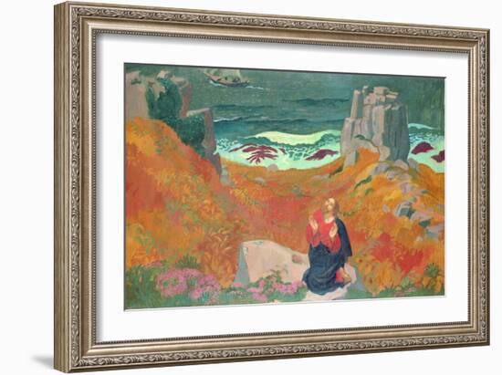 The Solitude of Christ, 1918-Maurice Denis-Framed Giclee Print