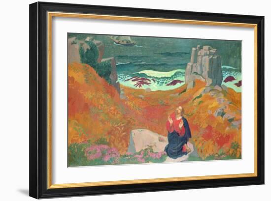 The Solitude of Christ, 1918-Maurice Denis-Framed Giclee Print