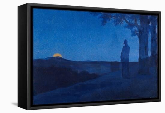 The Solitude of Christ Par Osbert, Alphonse (1857-1939). Oil on Wood, Size : 37,5X56, 1897, Private-Alphonse Osbert-Framed Premier Image Canvas