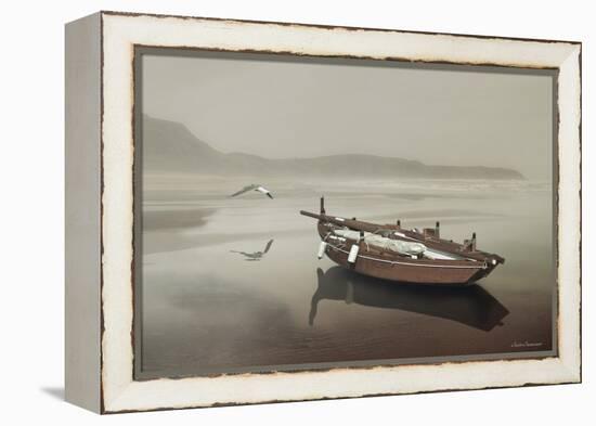 The Solitude of the Sea-Carlos Casamayor-Framed Premier Image Canvas