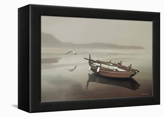 The Solitude of the Sea-Carlos Casamayor-Framed Premier Image Canvas