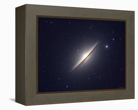 The Sombrero Galaxy-Stocktrek Images-Framed Premier Image Canvas