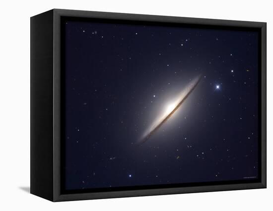 The Sombrero Galaxy-Stocktrek Images-Framed Premier Image Canvas