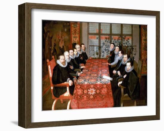 The Somerset House Conference, 1604-English School-Framed Giclee Print