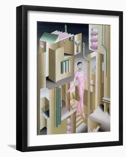 The Somnambulist, 1927-John Armstrong-Framed Giclee Print