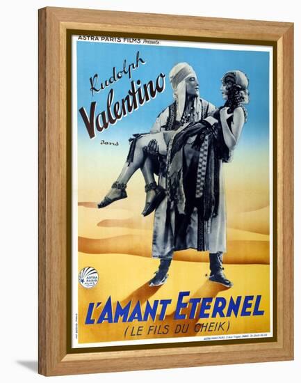 The Son of the Sheik (aka L'Amant Eternel)-null-Framed Stretched Canvas