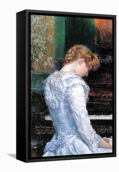 The Sonata-Childe Hassam-Framed Stretched Canvas