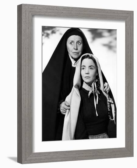 The Song Of Bernadette, Blanche Yurka, Jennifer Jones, 1943-null-Framed Photo