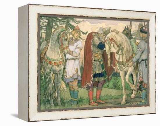 The Song of Prince Oleg, 1899-Victor Mikhailovich Vasnetsov-Framed Premier Image Canvas