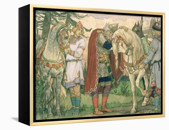 The Song of Prince Oleg, 1899-Victor Mikhailovich Vasnetsov-Framed Premier Image Canvas