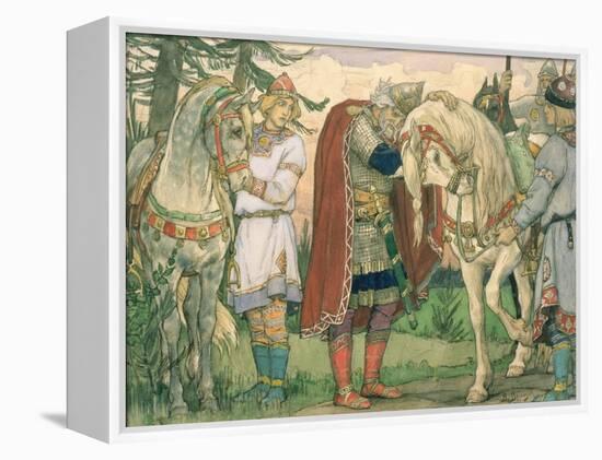 The Song of Prince Oleg, 1899-Victor Mikhailovich Vasnetsov-Framed Premier Image Canvas