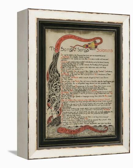 The Song of Songs Which Is Solomon's, 8th September 1907-Rudyard Kipling-Framed Premier Image Canvas