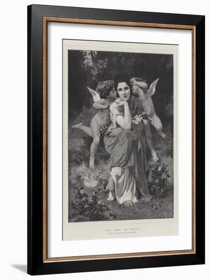 The Song of Spring, in the Paris Exhibition-William-Adolphe Bouguereau-Framed Giclee Print