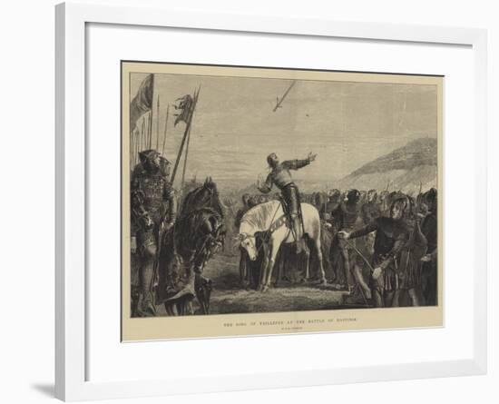 The Song of Taillefer at the Battle of Hastings-null-Framed Giclee Print