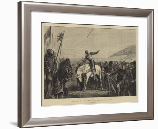 The Song of Taillefer at the Battle of Hastings-null-Framed Giclee Print