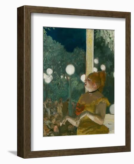 The Song of the Dog, Gouache and Pastel on Monotype-Edgar Degas-Framed Premium Giclee Print