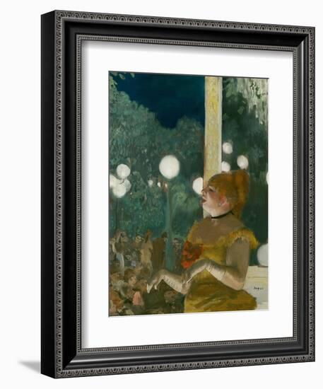 The Song of the Dog, Gouache and Pastel on Monotype-Edgar Degas-Framed Premium Giclee Print