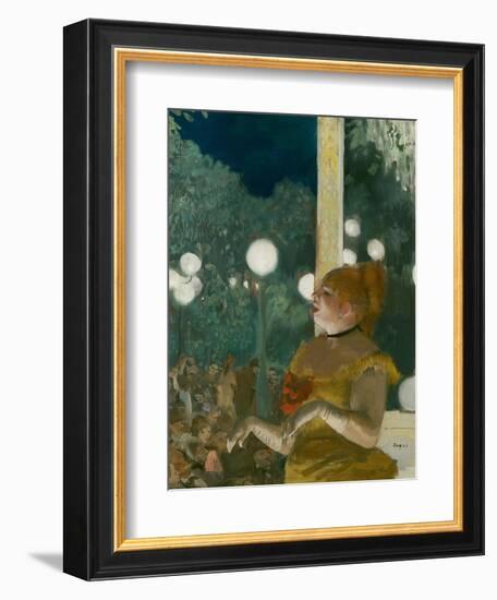 The Song of the Dog, Gouache and Pastel on Monotype-Edgar Degas-Framed Premium Giclee Print