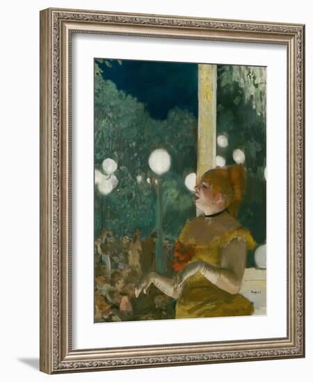 The Song of the Dog, Gouache and Pastel on Monotype-Edgar Degas-Framed Giclee Print