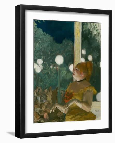 The Song of the Dog, Gouache and Pastel on Monotype-Edgar Degas-Framed Giclee Print