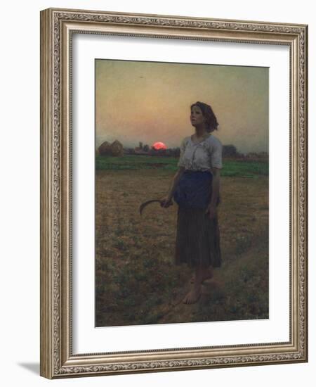 The Song of the Lark, 1884-Jules Breton-Framed Giclee Print