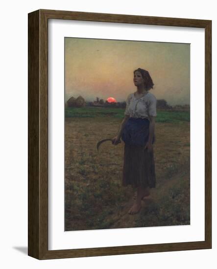 The Song of the Lark, 1884-Jules Breton-Framed Giclee Print